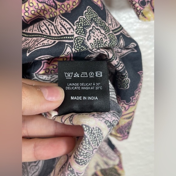 Isabel Marant Iggy Print Short Sleeve Button Up Shirt Oversized Women’s XS - Picture 10 of 14